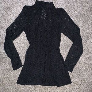 Motherhood Maternity collared lace shirt